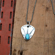 Load image into Gallery viewer, Nacozari Turquoise Plectrum Necklace