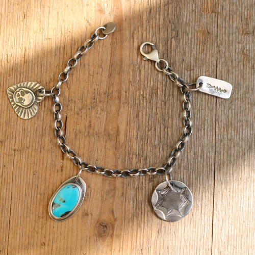 Sterling silver Charm Bracelet #5