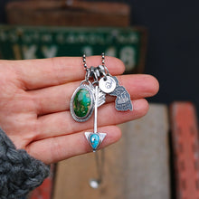 Load image into Gallery viewer, VINTAGE 70s New Jersey State pendant Reworked Necklace