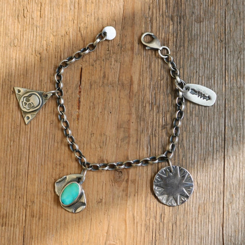 Sterling silver Charm Bracelet #7