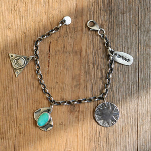 Sterling silver Charm Bracelet #7