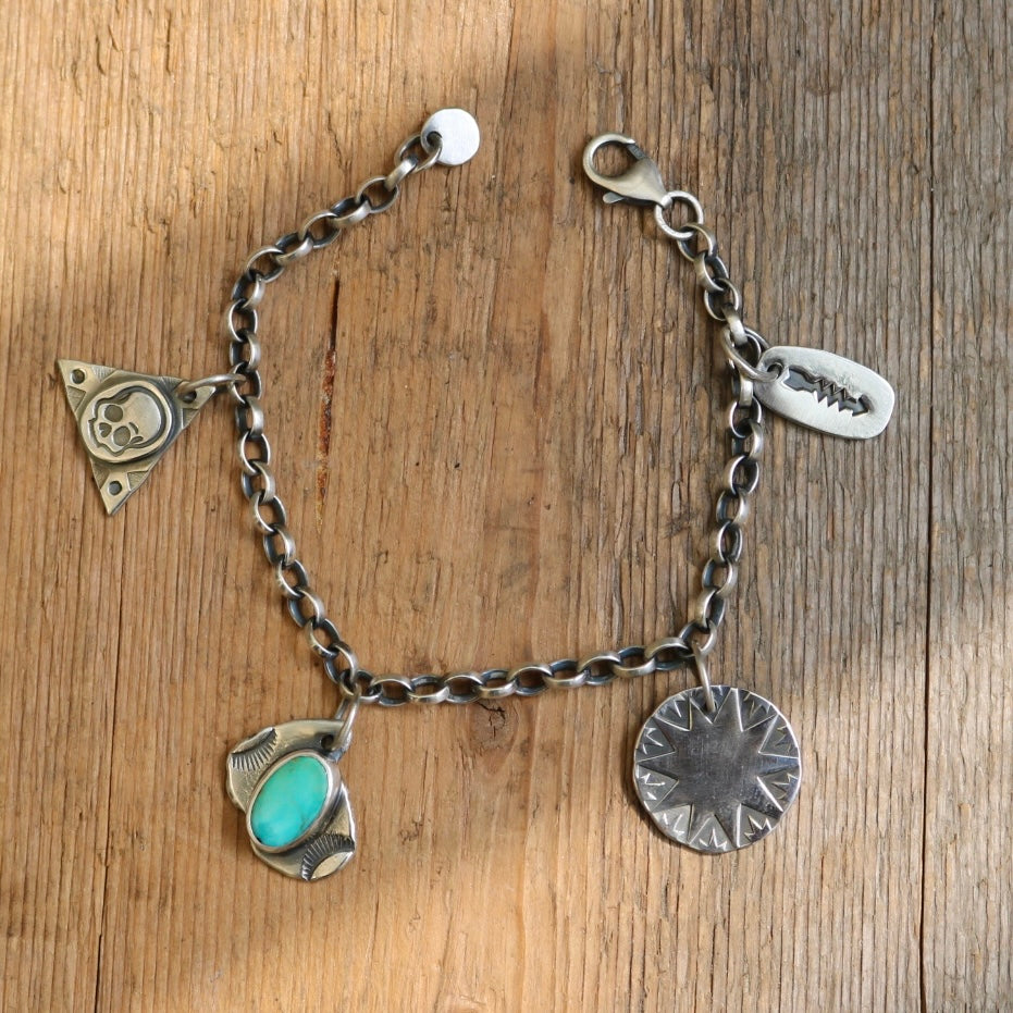 Sterling silver Charm Bracelet #7