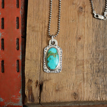 Load image into Gallery viewer, Sonoran Mountain Turquoise Dog Tag Necklace