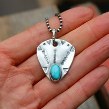 Load image into Gallery viewer, Nacozari Turquoise Plectrum Necklace