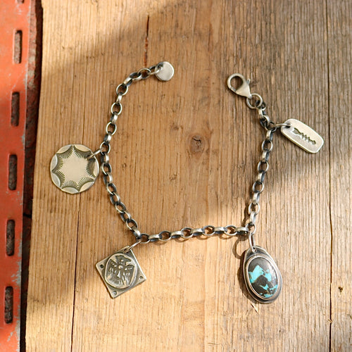 Sterling silver Charm Bracelet #8