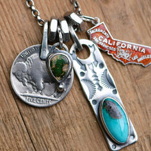 Load image into Gallery viewer, VINTAGE 70s California State pendant Reworked Necklace