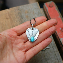 Load image into Gallery viewer, Nacozari Turquoise Plectrum Necklace