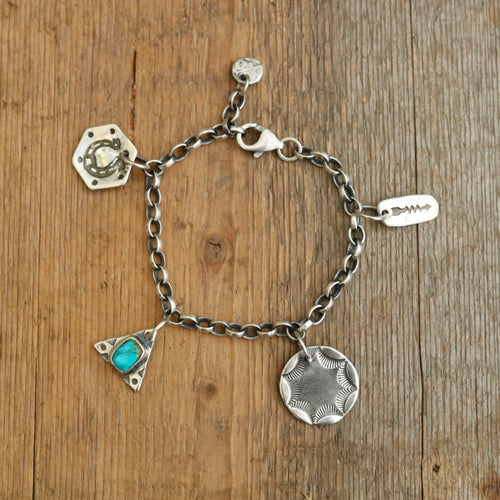 Sterling silver Charm Bracelet #3