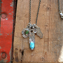 Load image into Gallery viewer, VINTAGE 70s California State pendant + Bar Pendant Reworked Necklace