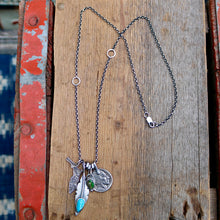 Load image into Gallery viewer, VINTAGE 70s Florida State pendant Reworked Necklace