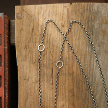 Load image into Gallery viewer, Pilot Mountain Turquoise Pendant + White Buffalo Feather Pendant Reworked Necklace