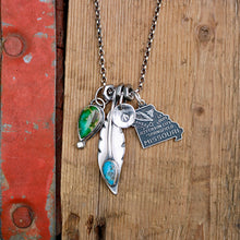Load image into Gallery viewer, VINTAGE 70s Missouri State pendant Reworked Necklace