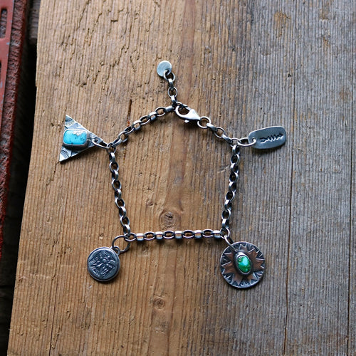Sterling silver Charm Bracelet #3