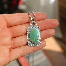 Load image into Gallery viewer, Turquoise Mountain Dog Tag Necklace