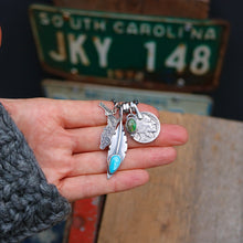 Load image into Gallery viewer, VINTAGE 70s Florida State pendant Reworked Necklace