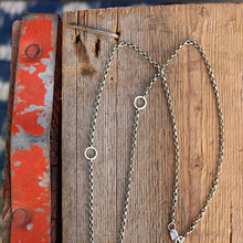 Load image into Gallery viewer, Sierra Bella turquoise Bar Pendant + Thunderbird Reworked Necklace