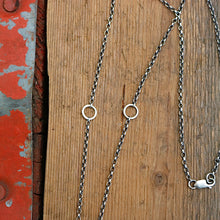 Load image into Gallery viewer, Pilot Mountain turquoise Bar Pendant + White Buffalo Pendant Reworked Necklace
