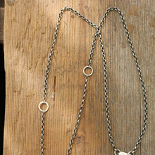 Load image into Gallery viewer, Sierra Bella turquoise Bar Pendant + White Buffalo Naja Pendant Reworked Necklace