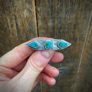 Sterling Silver + Pilot Mountain bar Pin