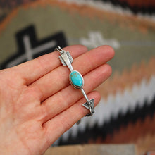 Load image into Gallery viewer, Sterling silver Arrow + Pilot Mountain Bracelet #1