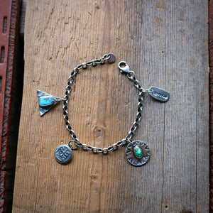 Sterling silver Charm Bracelet #3