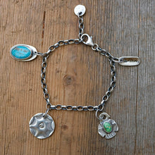 Load image into Gallery viewer, Sterling silver Charm Bracelet #2