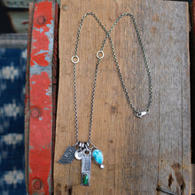 Load image into Gallery viewer, VINTAGE 70s Indiana State pendant Reworked Necklace