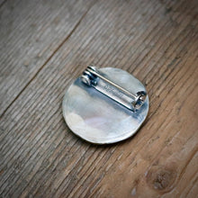 Load image into Gallery viewer, Round Sterling Silver Thunderbird Pin