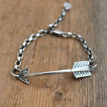 Load image into Gallery viewer, Sterling silver Arrow Bracelet