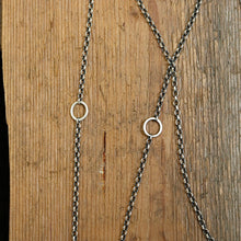 Load image into Gallery viewer, Pilot Mountain Turquoise Pendant + White Buffalo Arrow Pendant Reworked Necklace