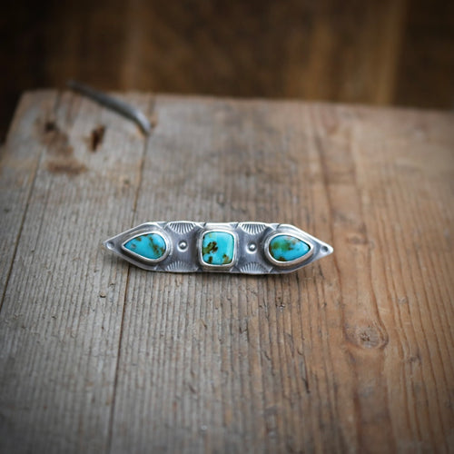 Sterling Silver + Pilot Mountain bar Pin