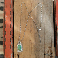 Load image into Gallery viewer, Turquoise Mountain Dog Tag Necklace