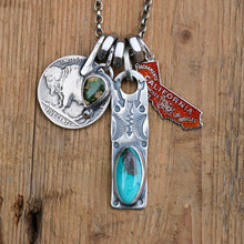 Load image into Gallery viewer, VINTAGE 70s California State pendant Reworked Necklace