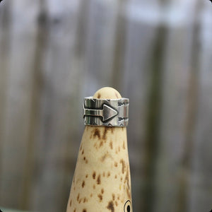 Arrow Sterling Ring >> UK O 1/2