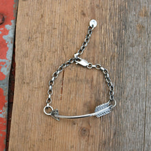 Load image into Gallery viewer, Sterling silver Arrow Bracelet