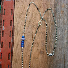 Load image into Gallery viewer, Sonoran Mountain turquoise Pendant + Bar Pendant Reworked Necklace