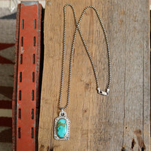 Load image into Gallery viewer, Sonoran Mountain Turquoise Dog Tag Necklace