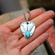 Load image into Gallery viewer, Nacozari Turquoise Plectrum Necklace