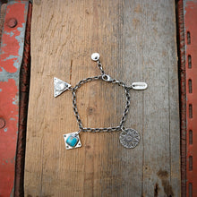 Load image into Gallery viewer, Sterling silver Charm Bracelet #1