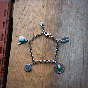 Sterling silver Charm Bracelet #3