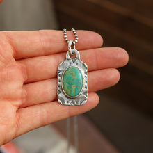 Load image into Gallery viewer, Turquoise Mountain Dog Tag Necklace