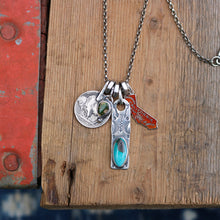 Load image into Gallery viewer, VINTAGE 70s California State pendant Reworked Necklace