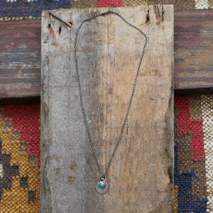 Cloud Mountain Turquoise Sun Necklace #6
