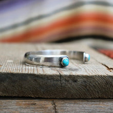 Load image into Gallery viewer, Turquoise Crescent Cuff (6” - 6.5”)