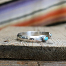 Load image into Gallery viewer, Turquoise Crescent Cuff (6” - 6.5”)