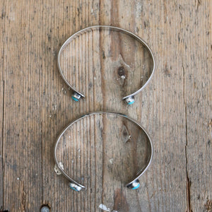 Turquoise Crescent Cuff (6” - 6.5”)