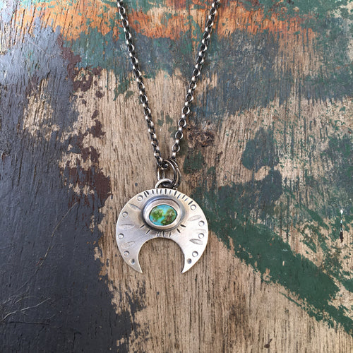 Sonoran Gold Turquoise Naja Necklace #2