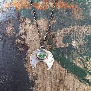 Sonoran Gold Turquoise Naja Necklace #2