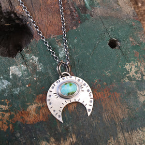 Sonoran Gold Turquoise Naja Necklace #3