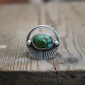 Sonoran Mountain Turquoise + Sterling Ring